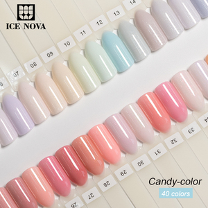 Vernis Gel Couleur Bonbon Sans HEMA Sans TPO Paillettes Scintillantes Idéal Collection Printemps Couleurs Populaires Fournitures Salon de Manucure - Product Image 1