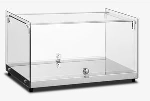 Vitrina de cristal para hostelería y catering comercial Vitrina de cristal segura cuadrada de cuatro lados Vitrina para alimentos Refrigerador seco ambiental - Product Image 4