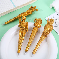 Stylos à bille souvenirs sur le thème des dieux grecs en résine