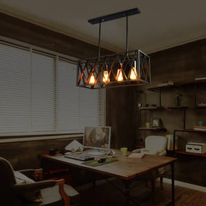 Casa della decorazione del salone negozio nuovo studio studio salone di bellezza vento industriale bar lampadario illuminazione <span class=keywords><strong>sala</strong></span> lampadario coperta - Product Image 2