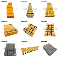 YASSIAN Haute Qualité pour Niveleuse 5B5561 5D9559 5D9558 Bord de Lame Avant pour Meilleures Machines de Construction