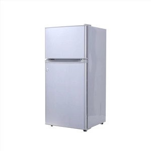 Doppio verticale frigorifero congelatore a bassa potenza in acciaio inox casa frigo per l'energia solare per uso esterno RV auto - Product Image 1