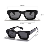Lunettes de soleil pour femmes Lunettes de soleil de luxe Tr90 Lunettes de soleil unisexes 2025 Vintage Lunettes de soleil carrées pour hommes