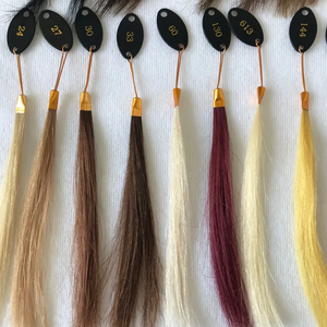 批发彩色图表生人发延伸供应商标签戒指定制彩色戒指色板 - Product Image 4