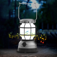 Haut-parleur LED solaire d'extérieur pour camping, enceinte Bluetooth portable de haute qualité, gadgets électroniques sans fil, nouveauté 2025