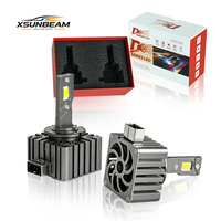 Vente en gros des dernières ampoules de phares LED D1S série D Canbus D3S D8S HID Xénon pour voitures, double tube en cuivre, super lumineuses, lampe automobile