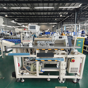 Nouvelle machine à coudre industrielle automatique pour l'ajustement des poches TS-299 – Machine à poser les poches arrière pour jeans et poches plaquées pour usine de confection - Product Image 3
