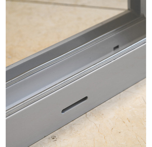 Anti-Noise PVC Sliding <strong>Window</strong> with Double <strong>Pane</strong> Energy Efficient for Residential <strong>Replacement</strong> Security Simple Design - Product Image 5