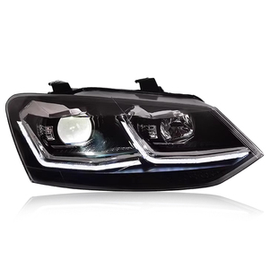 Adatto per lente faro faro faro faro LED <span class=keywords><strong>Volkswagen</strong></span> 2009-2016 Vento dinamico faro di segnalazione Drl parti auto luce auto - Product Image 4