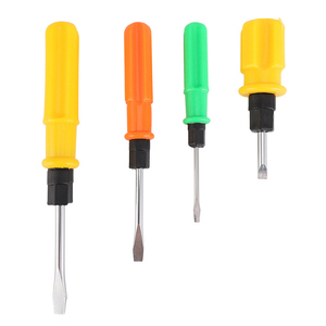 Durable Radish Handle <b>Screwdriver</b> Set 2pcs Dual Purpose Slotted Phillips Bit for Household Diy Repair Work - Product Image 5