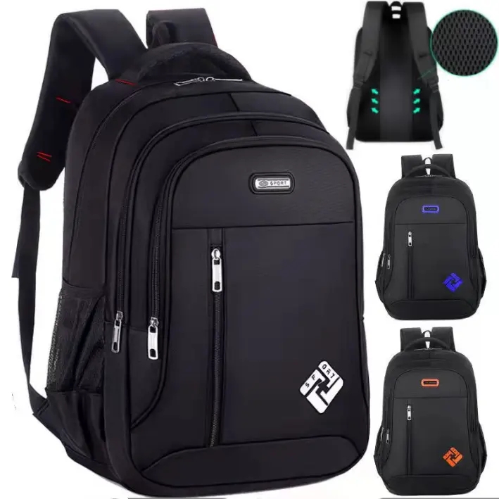 2023 venda quente personalizado LOGOTIPO garoto escola sacos de grande capacidade impermeável escola viagens mochilas business laptop sacos com logotipo