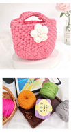 Fil T-shirt Dimuni, Pelote de 285g, Fil à Tricoter et Crocheter pour Sac Fait Main, Matériel de Tissage DIY