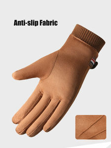 Gants de sport très vendus pour femmes et hommes, gants en cuir chauds pour le cyclisme en plein air, la conduite, la randonnée, la course à pied - Product Image 4