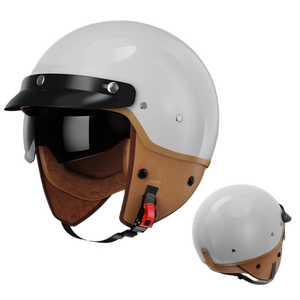 <span class=keywords><strong>SD</strong></span> ABS Retro xe máy cưỡi Mũ bảo hiểm, người đàn ông của một nửa mặt bảo vệ, người lớn tai nạn Mũ bảo hiểm - Product Image 4