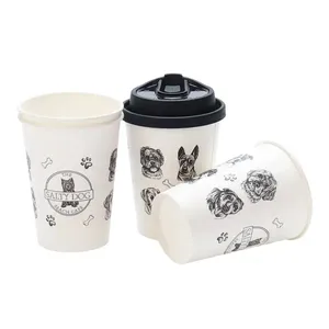 Fancy paper cup production line cup soup paper lid 12oz double wall cup