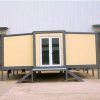 Conception moderne et bon marché de maisons préfabriquées en conteneur à structure en acier pour bars et cafés Avec salle de bain