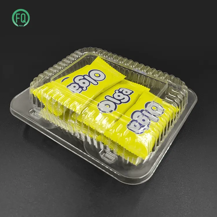 Wiederverwendbare Plastik-Lebensmittelbehälter durchsichtiger lebensmittel-Scharnierbehälter verwendet