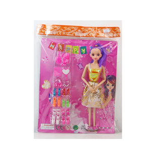 Wholesale 30cm PVC/PP Soft Eye Cartoon Toy Fashion <strong>Doll</strong> Collection Medical <strong>Playsets</strong> Shoe Display Boxes Model Printed Soft Toy - Product Image 3