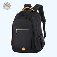 Sac à dos professionnel grande capacité personnalisable pour ordinateur portable, étanche en tissu Oxford, compartiment pour ordinateur portable 15,6 pouces, réfléchissant pour la sécurité