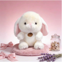 En gros et au détail : Peluche moelleuse parfumée, compagnon de bureau et de maison, modèles lapin, pingouin, ours, chat, chien