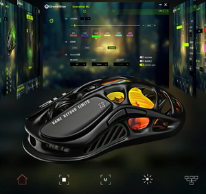 Souris de jeu sans fil GravaStar Mercury M2 Stealth Black Tri-Mode PAW3395 26K DPI 79g en alliage de magnésium, récompensée par le Red Dot Award - Product Image 6