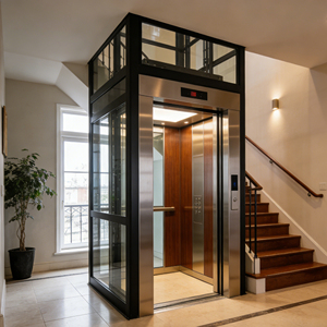 Ascensor Eléctrico Residencial Moderno para Casa o Villa, de 2 a 15 Pasajeros, con Piso de PVC Resistente al Desgaste, para <span class=keywords><strong>la</strong></span> <span class=keywords><strong>Vida</strong></span> Familiar - Product Image 4