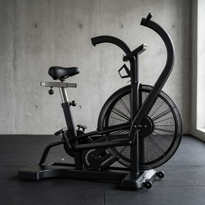 Bicicleta de Resistencia al Viento con Barra Superior Curva, Máquina de Fitness para Entrenamiento en Garaje sin Montaje Adicional - Product Image 2