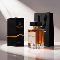 Vente en gros usine – Flacon de parfum de luxe unique de 30 ml, 50 ml, 100 ml, en verre transparent avec capuchon, pour cosmétiques et parfums