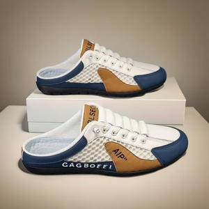 <span class=keywords><strong>Zapatillas</strong></span> de Moda de Goma para Hombre, <span class=keywords><strong>Precio</strong></span> de Fábrica al por Mayor, Ligeras, Transpirables, Blancas, para Caminar - Product Image 5