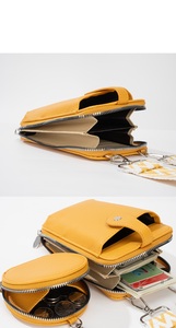 Outdoor Zipper <strong>Mobile</strong> Phone <strong>Bag</strong> One Size Shoulder Women's Style Faux Leather Phone Case <strong>Bags</strong> - Product Image 3