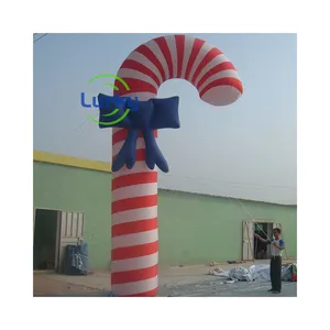 圣诞装饰充气空气舞者手杖站立功能充气庭院庆祝空气充气