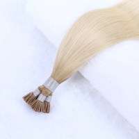 Extensions de cheveux humains Remy brésiliens blond clair, à micro-anneaux, double trame, tissage machine, simple tirage, permanent, toutes couleurs RUISI