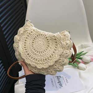 Bolso de Hombro Tejido para Mujer, Diseño Versátil y Casual, Tendencia de Verano 2025, Estilo Simple - Product Image 4