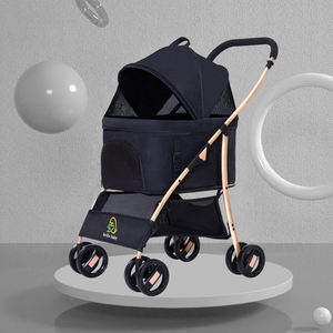 Latest Lightweight Luxury Pet Stroller Portable Comfortable Foldable Dog <b>Cat</b> Bag Detachable Pet Carrier <b>Cage</b> <b>for</b> Camping - Product Image 3