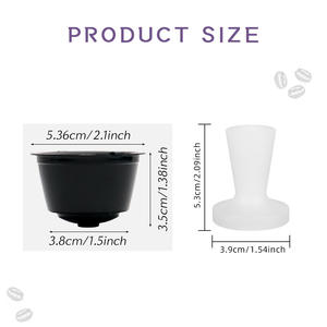 1 Juego de cápsulas de café reutilizables ecológicas compatibles con la cápsula de filtro de café colorido <span class=keywords><strong>Dolce</strong></span> <span class=keywords><strong>Gusto</strong></span> - Product Image 3