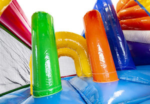 Alliance Buy juego de flamencos inflable multi play para la familia, fiesta de gorila combinada inflable, toboganes secos Jumper Moon Walk a la venta - Product Image 6