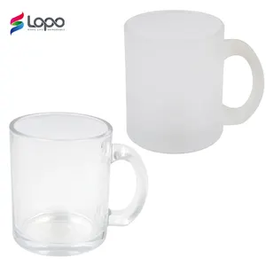 11Oz Thăng Hoa Tráng Trống Rõ Ràng/Frosted Glass Mug