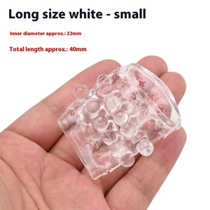 Collier à billes creuses anti-chute pour homme, avec anneaux de verrouillage à picots, pour un plaisir intime durable et discret (compatible InvisiBead) - Product Image 2