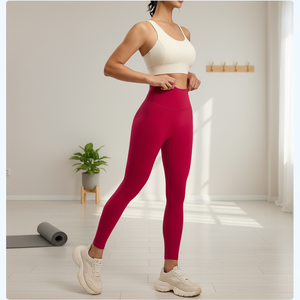 Ensemble de vêtements de sport de haute qualité, style <span class=keywords><strong>Gymshark</strong></span>, leggings et soutien-gorge de sport pour femmes, pour l'entraînement et le yoga - Product Image 1
