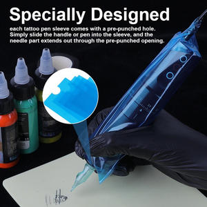 100 Fundas Desechables para Máquinas de Tatuar, Bolsas Protectoras de Plástico para Máquinas de Tatuar, Suministros para Clip Pen de Máquinas de Tatuar - Product Image 4