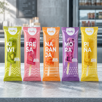 Bolsa al por mayor de BOPP transparente engrosada con recubrimiento UV de grado alimenticio para sellado térmico, para sushi, fideos y helados/popsicles