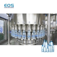 Ligne de production complète de bouteilles pour animaux de compagnie de A à Z, machine de remplissage d'eau pure minérale automatique 3 en 1, fabricant