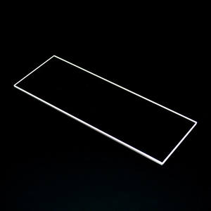 Pelat Kaca Kuarsa UV Transparan Silika Menyatu Pemancar Tinggi Kustom - Product Image 1