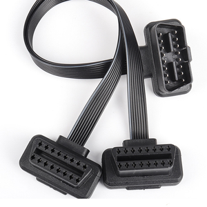 1x公插头至2X母连接器OBD2分路器1至<span class=keywords><strong>2</strong></span> Y适配器<span class=keywords><strong>2</strong></span>路OBD延长电缆30厘米 - Product Image 5