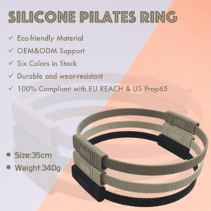 Anneau de Pilates Magique Portable en Silicone Personnalisé de Haute Qualité LA, Léger pour Exercices d'Étirement - Product Image 6