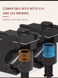 90 Tasses/H 14 Sortes de Boissons <span class=keywords><strong>Machine</strong></span> à <span class=keywords><strong>Café</strong></span> Automatique Commerciale avec Système de Lait à Trémie de Grains de 1200g <span class=keywords><strong>Double</strong></span> Chaudières Broyeur Suisse - Product Image 2