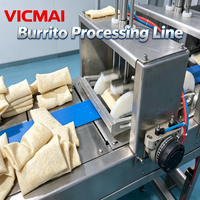 Ligne de production de tortillas pour cuisine commerciale, machine à faire des enveloppes de rouleaux de printemps, machine à faire des tortillas pour burritos, pour la restauration