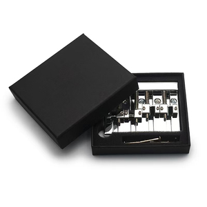 Bass Guitar Bridge 4 <b>String</b> Polished Brass Durable Finish Black Silver Gold Options - Product Image 6