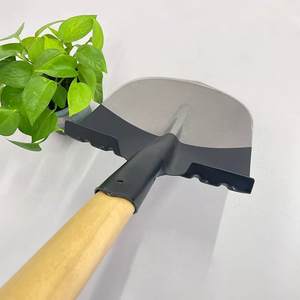 Grande <span class=keywords><strong>pelle</strong></span> à épaule en acier au manganèse pour usage agricole et horticole, pour creuser, ameublir la terre, planter des légumes et déneiger - Product Image 2