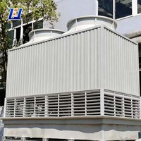 Tour de refroidissement à flux croisé carré en fibre de verre GFRP FRP pour les processus industriels HVAC AHBLD/HBLD-500